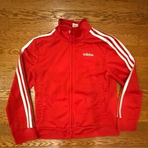 Adidas Kids Red Track Jacket Size 8